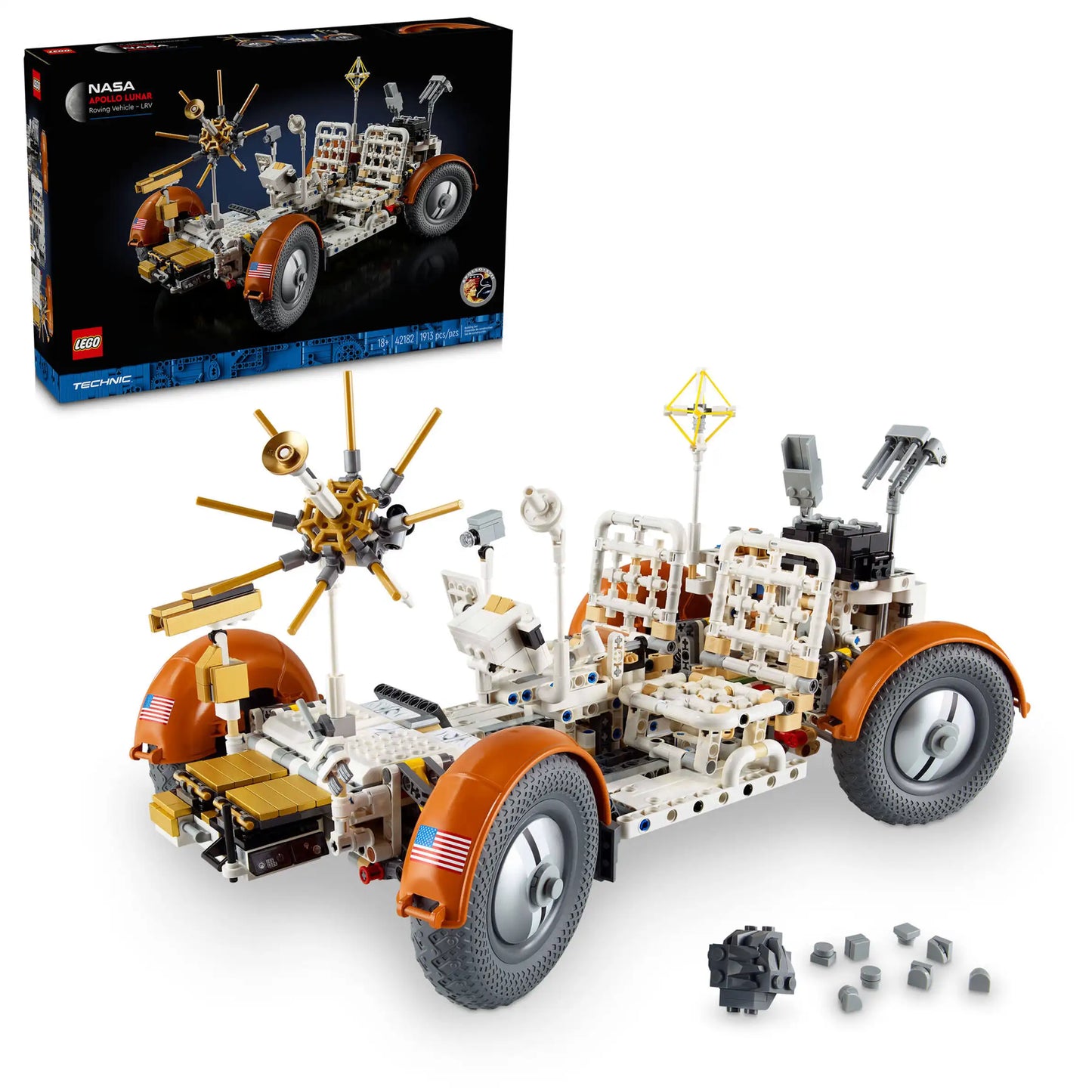 LEGO Technic 42182 NASA Apollo Maanrover (LRV)